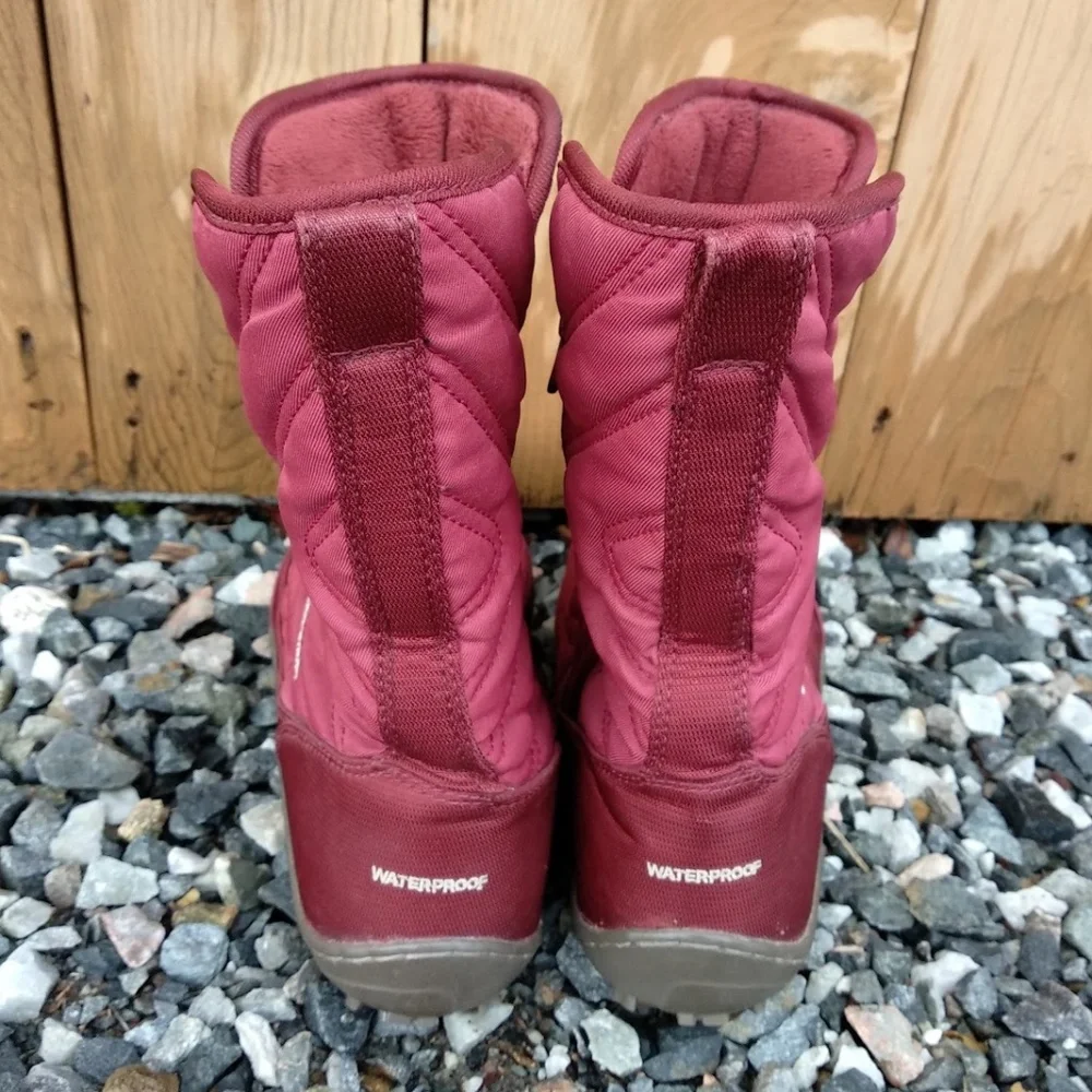 *SOLD* Columbia | Size 8 Red Waterproof Omni-Heat 200g Minx Slip III Boots - Picture 4 of 8